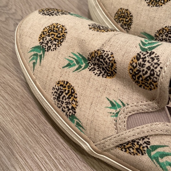 Keds Pineapple Triple Decker Canvas Platform Sneaker - Picture 2 of 5